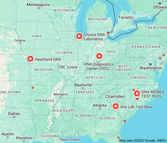 dna testing centers near me