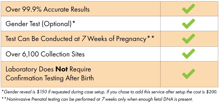 dna test done while pregnant