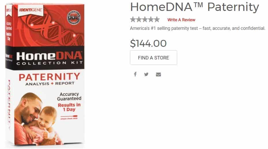 identigene paternity test